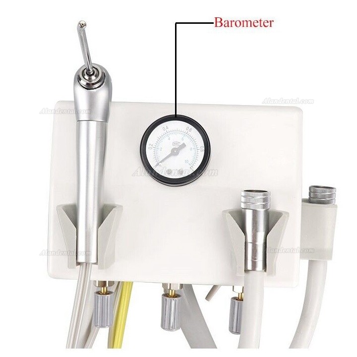 Dental Wall Mounted Portable Turbine Unit 4H (3 Way Syringe + Foot Pedal Control)